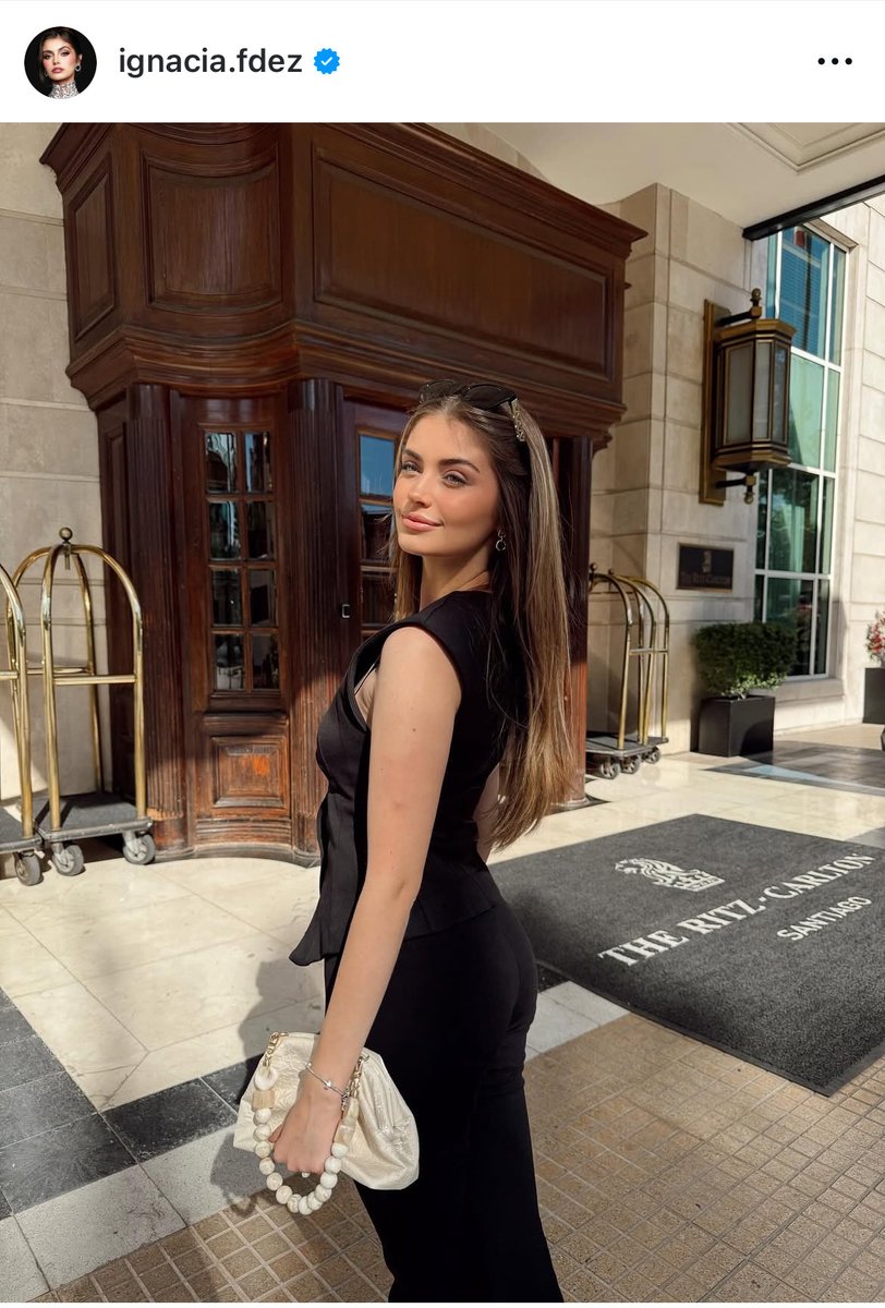 #missmundochv Ignacia Fernández, miss las condes es una muñeca