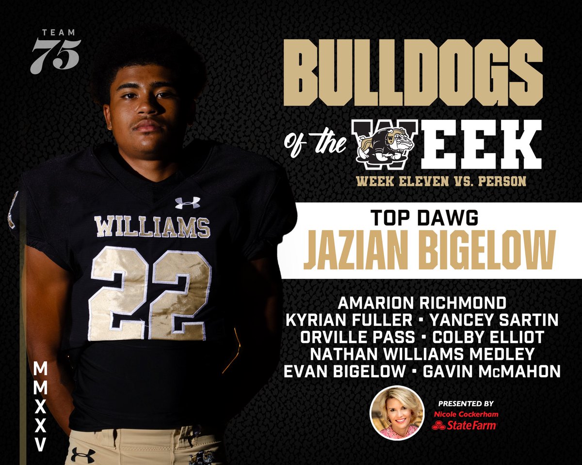 Williams Football tweet media