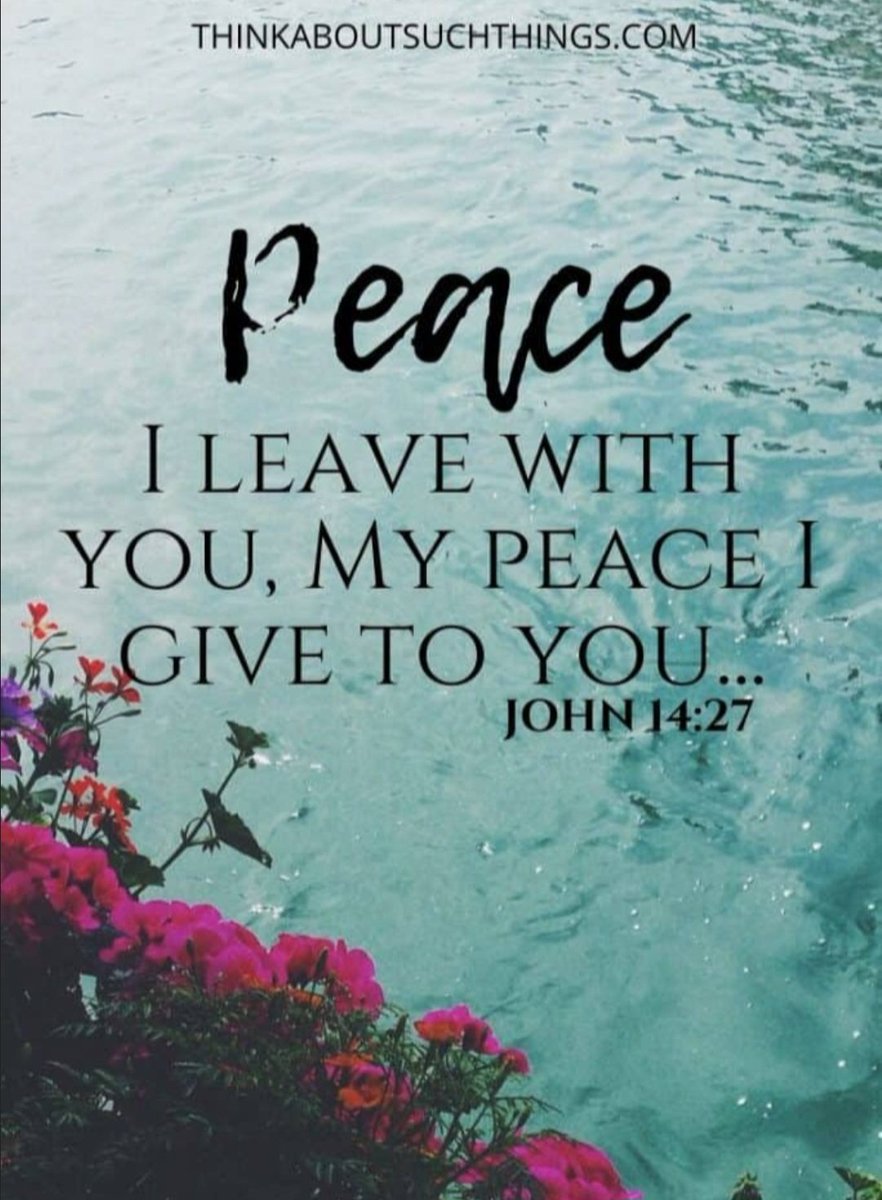 May the peace of Christ be yours.