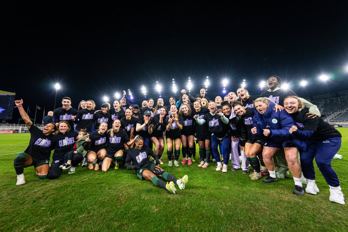 RacingLouFC's tweet image. "Everything that we’ve built up (over) the past several months is what’s led into this opportunity. So we just needed to execute one more game."

Recap &amp;amp; reactions following tonight's playoff clinching victory 👉 tinyurl.com/8jz8hywc