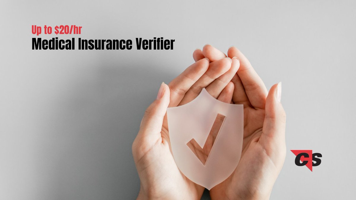 Now hiring Medical Insurance Verifier – WFH in DFW, TX earning up to $20.00/hr! Learn more and apply online at: bit.ly/3LionJu
