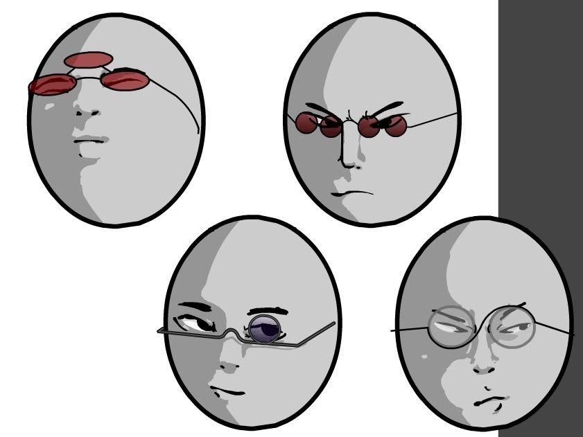 El_yorch666's tweet image. oc (unfinished) + glasses idea