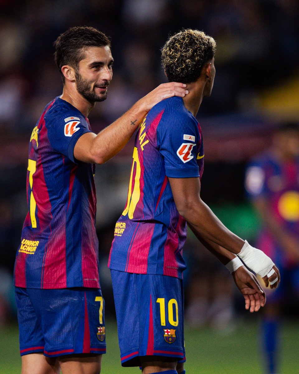 🔵🔴 LA DADA DEL DIA: És la primera vegada en tota la història que els tres màxims golejadors del Barça estan empatats a tants gols com lletres tenen els seus noms de pila:

FERMÍN López
FERRAN Torres
MARCUS Rashford

6 lletres i 6 gols cadascun