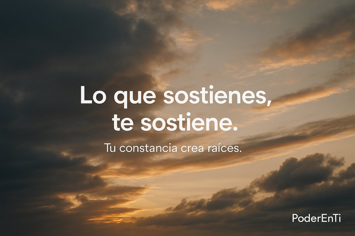 PoderEnti's tweet image. Lo que sostienes, te sostiene. #PoderEnTi

Etiqueta a quien deba leer esto.

#Superación #Energía #Constancia