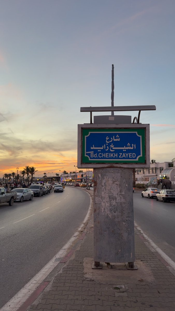الله يرحمك يابو خليفة 🙌🏻💔

شارع الشيخ زايد في تونس 
التصوير اليوم الموافق 2/11/2025

 #ذكرى_وفاة_الشيخ_زايد