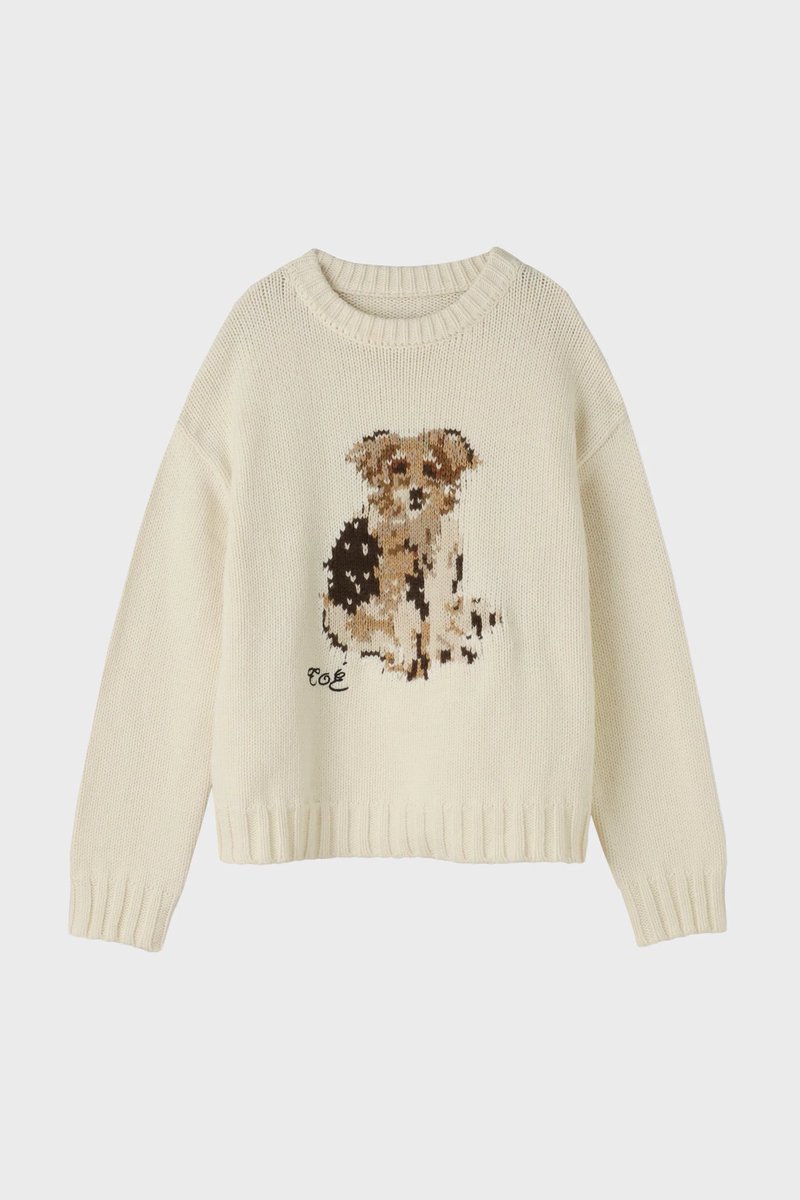 ___ruru_u's tweet photo. THETOEのpopupも…！！

犬ニットかわいすぎた…🐶
受注だから一旦保留… https://t.co/YDjFyI9ODk