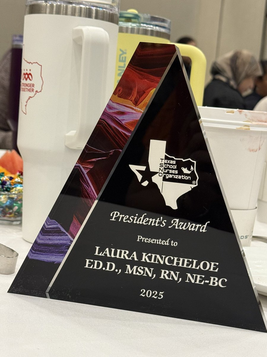 MrsTKinch's tweet photo. I’m deeply honored to receive the President’s Award from the Texas School Nurses Organization.
Recognition was never the goal — service has always been the calling. I’m grateful to stand beside school nurses who show what purpose-driven work looks like every day.
#TexasNurses https://t.co/etU5PRZkFW