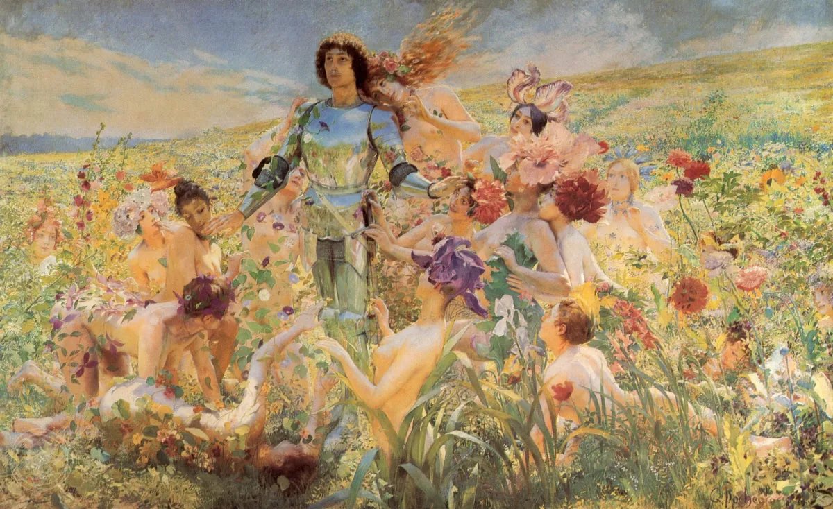 DVa55327241's tweet image. #Parsifal ~ Georges Antoine Rochegrosse