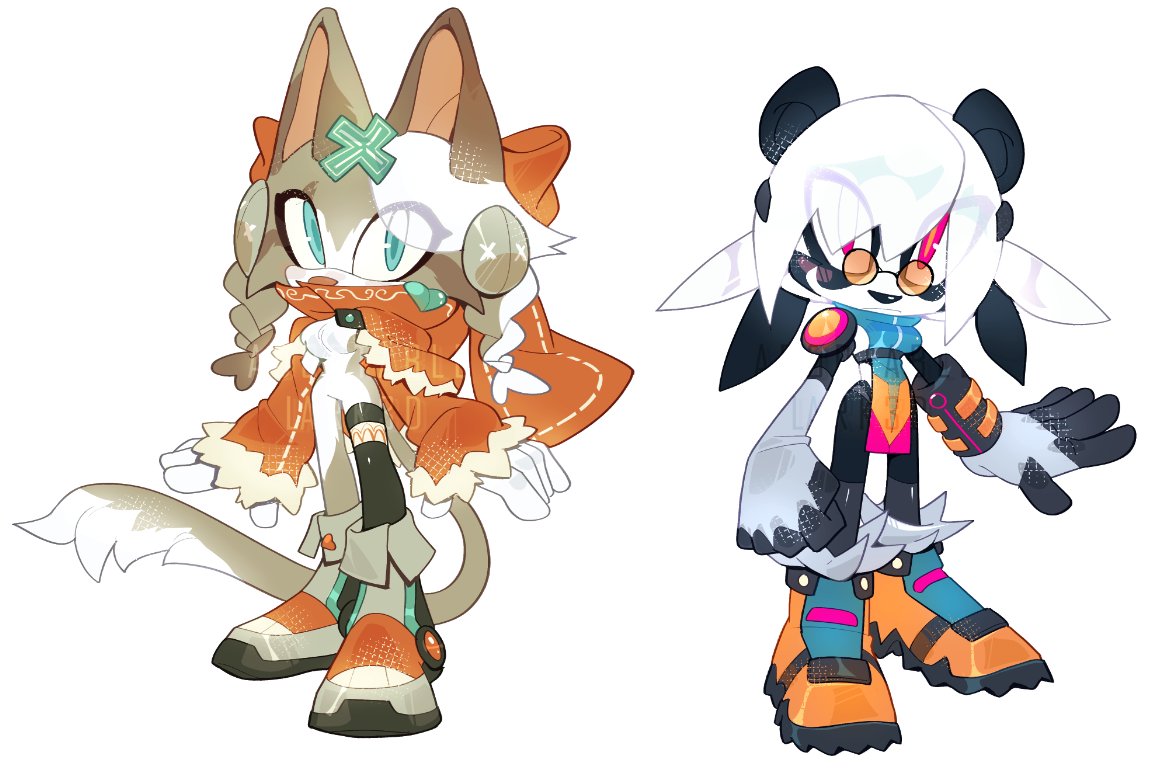 Cat and panda mobian characters 🐼

Price:$50 usd each one (PNG + Flat colors + PSD file)
✨ko-fi.com/redlines/shop ✨