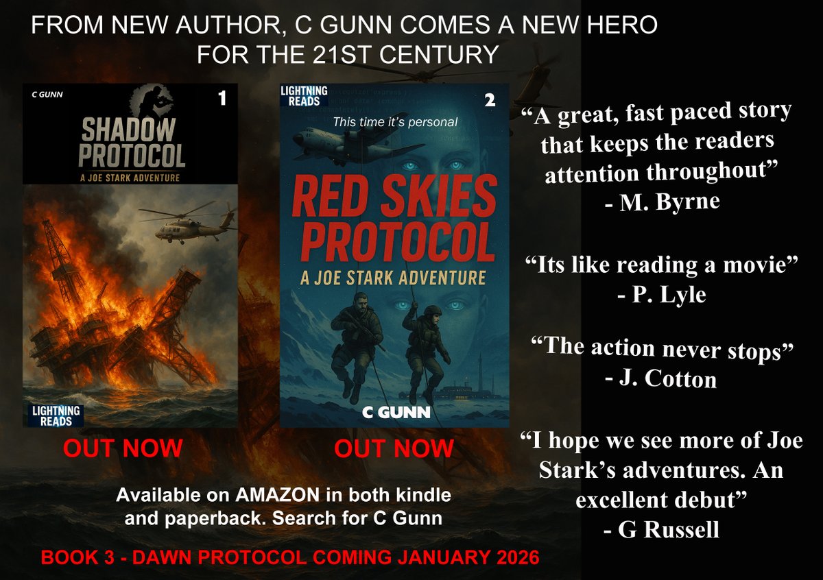 You can now follow my author pages on both <a href="/amazon/">Amazon</a>  and <a href="/goodreads/">Goodreads</a>. Keep up to date with new and upcoming releases.

amazon.com/author/cgunn

goodreads.com/author/show/61…

Hoping you will all join me on this new adventure.