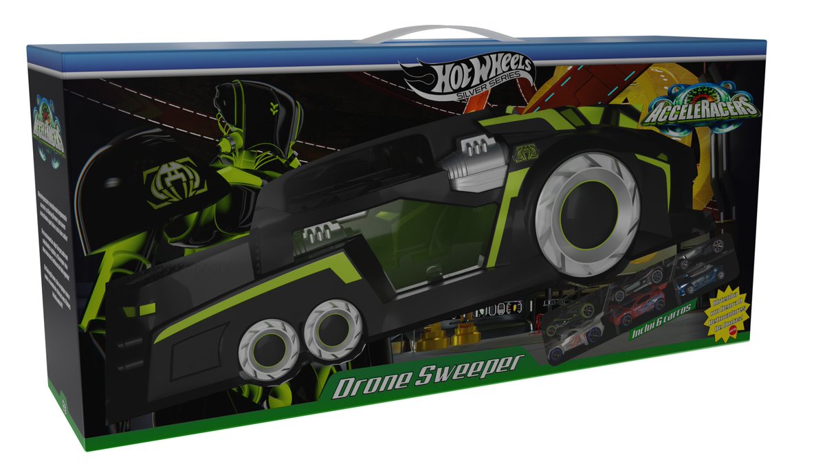 Hazel3DWorks's tweet image. IM SO HAPPY TO FINALLY ANNOUNCE THIS. My college's final project: The New Sweeper. This is a rework of the original sweeper, with the eletronics and launching capabilities removed in order to try and make mattel reconsider it nowadays, new package included! #Acceleracers #RD #Hw