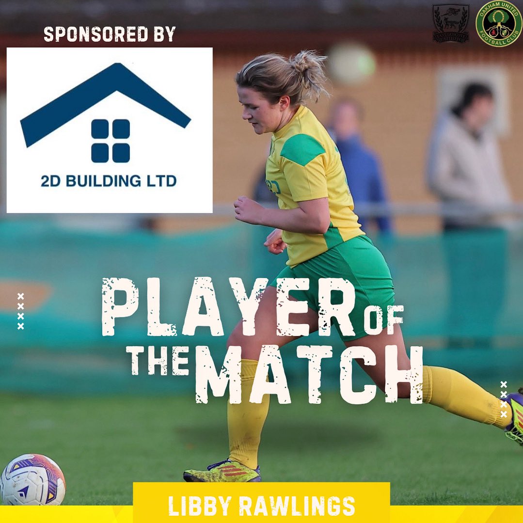 Player of the Match: Libby⚡🐰

Libby was winning challenges, threading brilliant through balls to the attack, dominating the middle of the park, helping both defend and attack, and even tried her own run from halfway to their box! Pure energy throughout💪 Well done, Libby💛💚⚽️