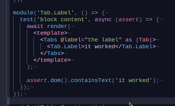 Did you know that you can use arrow functions in QUnit in Ember?