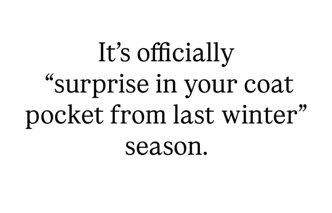 STOPSWAPANDSAVE's tweet image. ❄️🍁Like it or not the weather is changing!! What surprises have you found in your pocket?!
@stopswapandsave #stopswapandsave