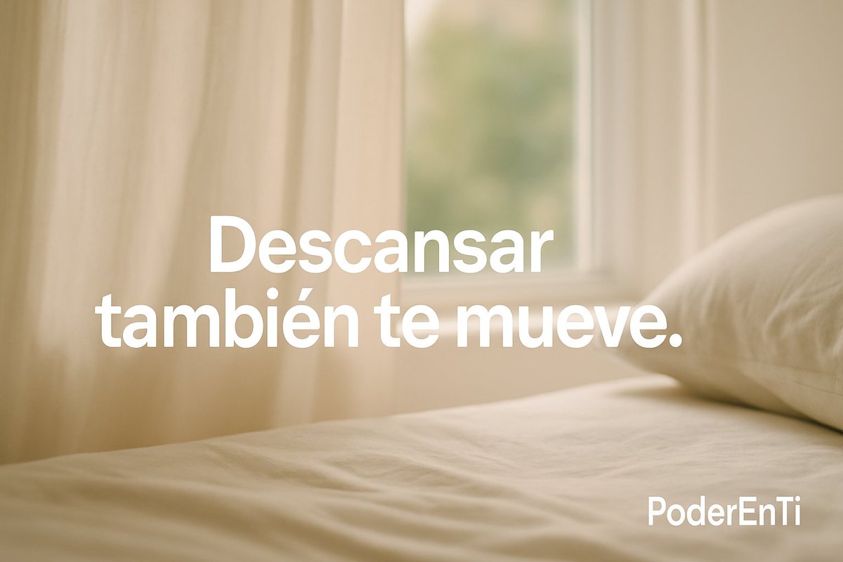 PoderEnti's tweet image. Descansar también te mueve. #PoderEnTi

Haz una pausa y piénsalo.

#Equilibrio #Descanso #Renovación