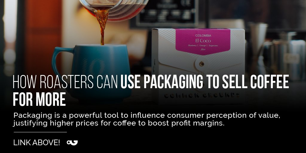 PerfectDailyG's tweet photo. Packaging is a powerful tool to influence consumer perception of value, justifying higher prices for #coffee to boost #roasters profit margins.👉https://t.co/VzQpiW1I3z https://t.co/pFnwKJK0Wg