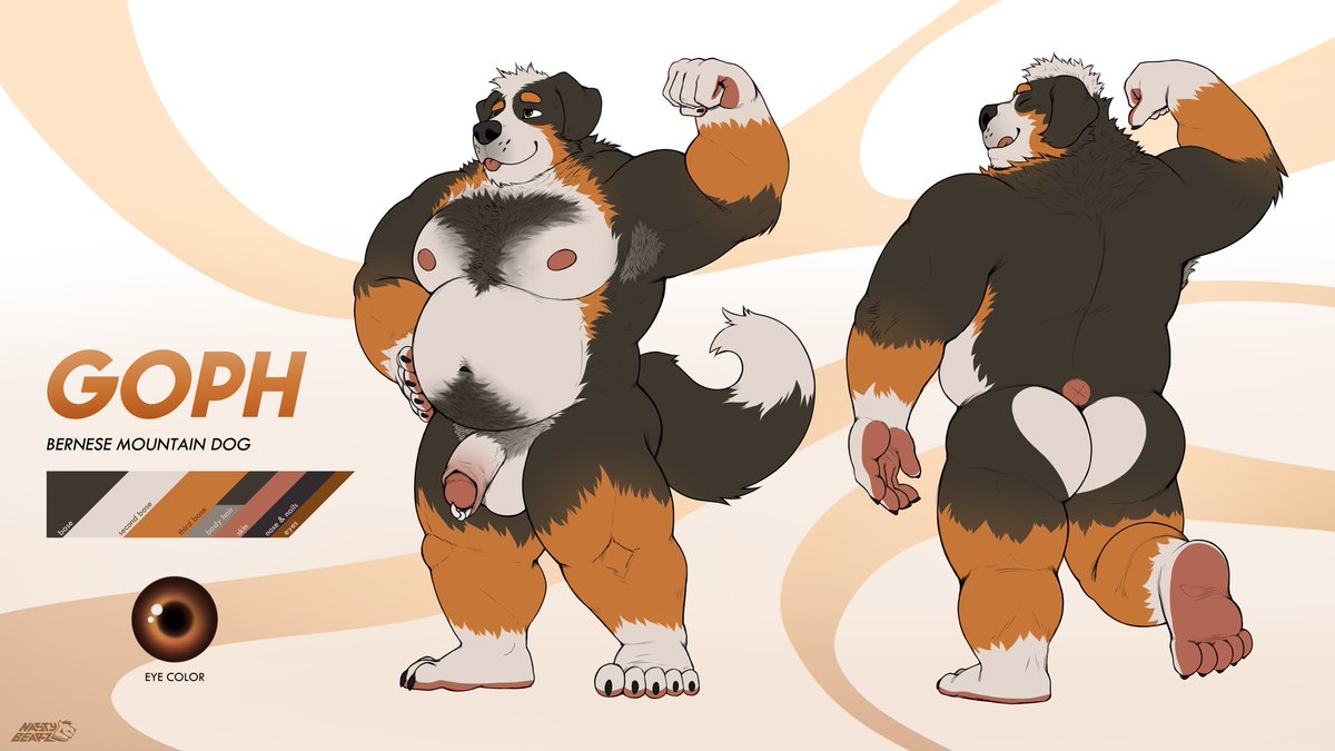 FFatGopher's tweet photo. We be doin some furry shit now. 

Introducing my new fursona “Goph”made by the amazing @nastybearz 
Thank you so much!!

#gayfurry https://t.co/BMdHBuskEZ