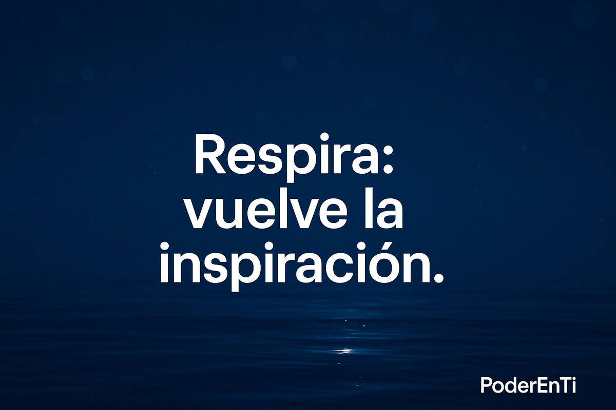 PoderEnti's tweet image. Respira: vuelve la inspiración. #PoderEnTi

Agradece por lo que tienes hoy.

#Inspiración #Introspección #SerMejor