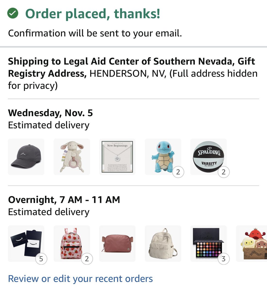 I have a big project this holiday season &amp; I need your help. There are just under 4,000 kids in the Las Vegas foster care system. Many of which are older kids who are often overlooked. I want to use my platform to put a holiday gift in the hands of every child. I’ve partnered