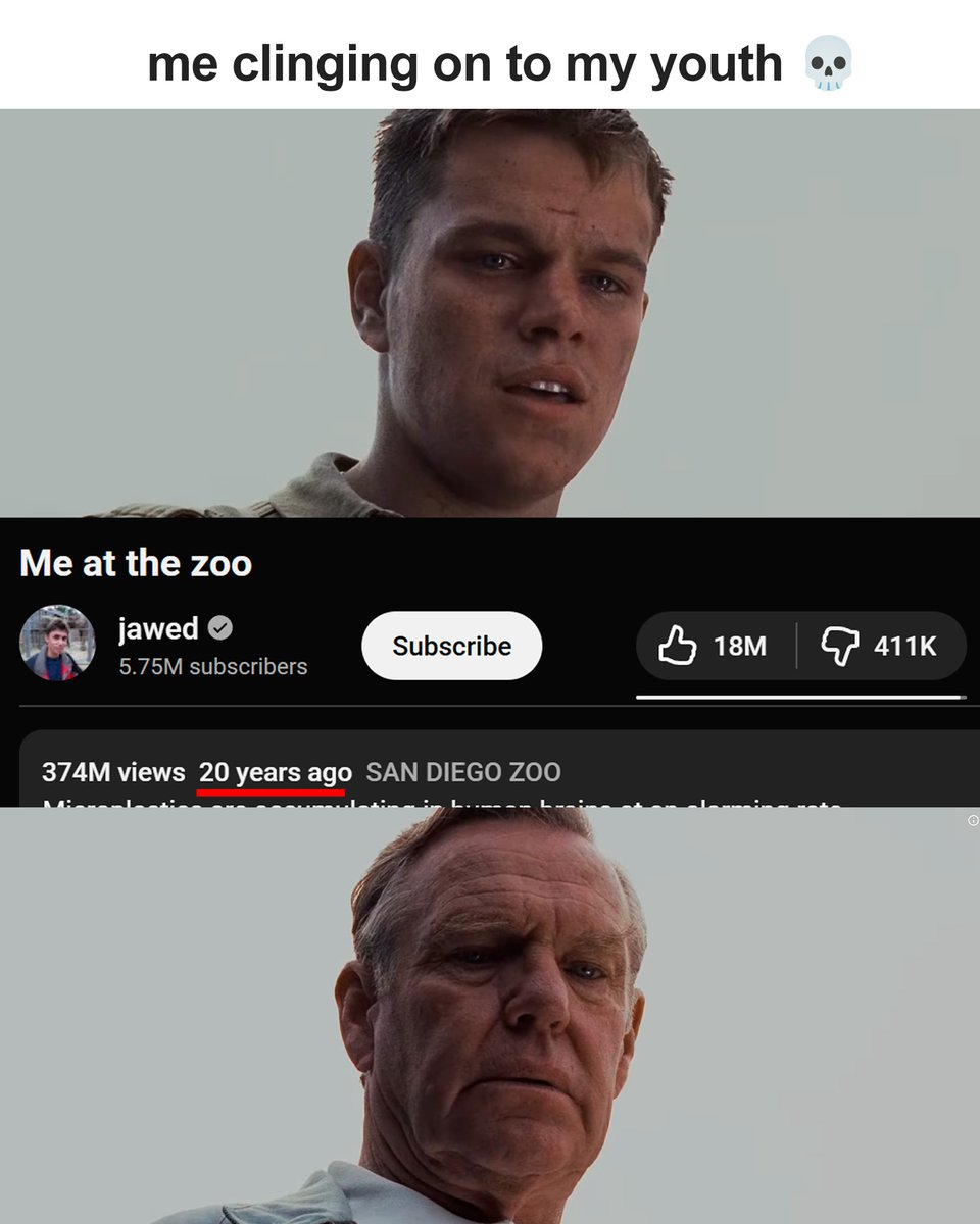 Seeing "20 year ago" on Youtube doesn't feel right 😅