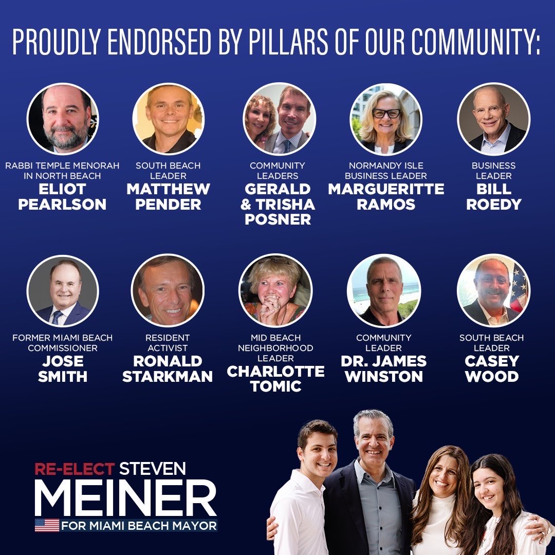 Miami Beach Mayor Steven Meiner tweet media