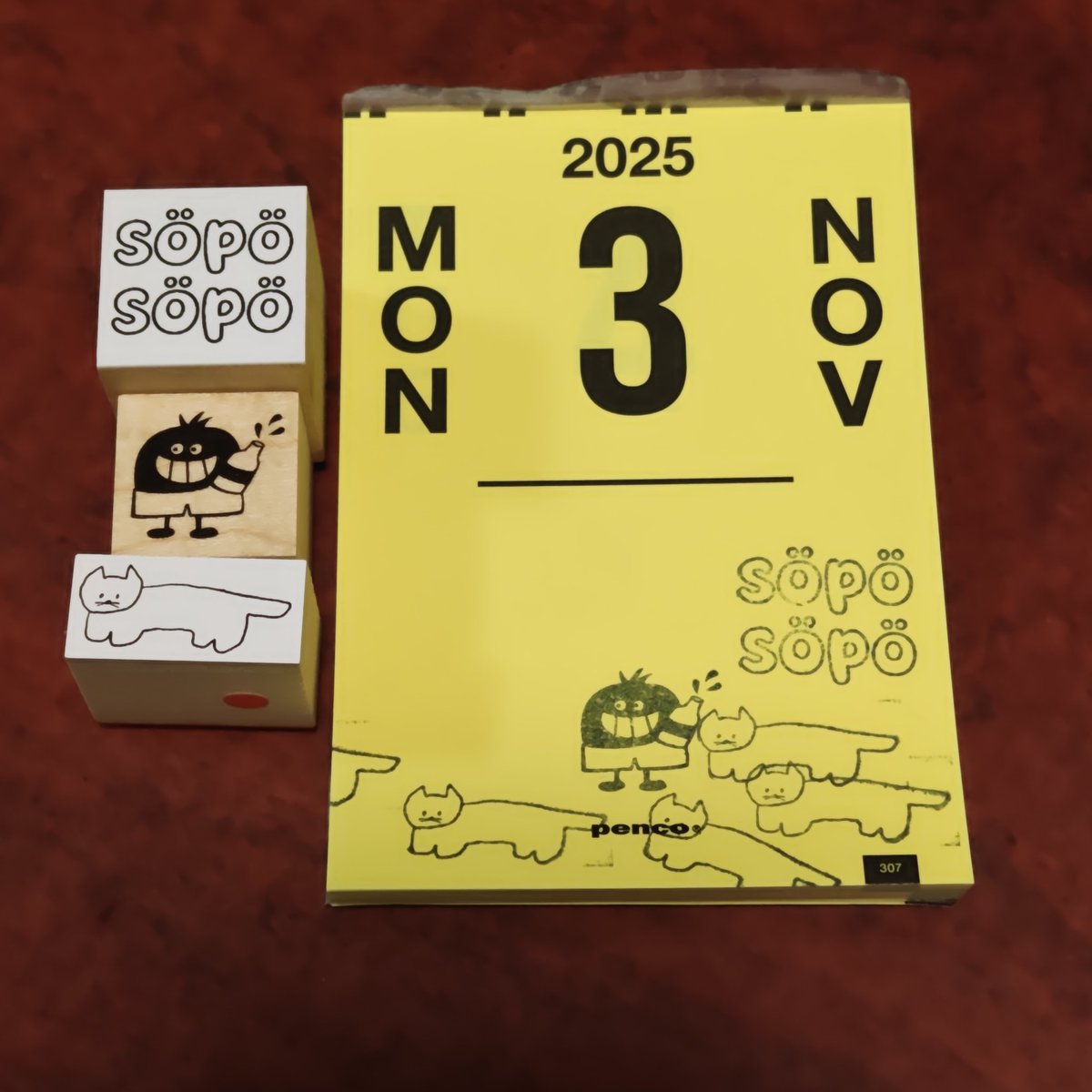 ke_co_ltd's tweet image. おはようございます

あっという間の3日間！
最終日まだまだ楽しみます

今日は秋晴れというよりもう冬ですね

会場内は暑くなっているので水分補給を忘れずに！
ご来場お待ちしております

 #今日のはんこ
ノイジー
@hancorungo

ねこ
Nico recipe

soposopo
cutestie

  #日めくりはんこ