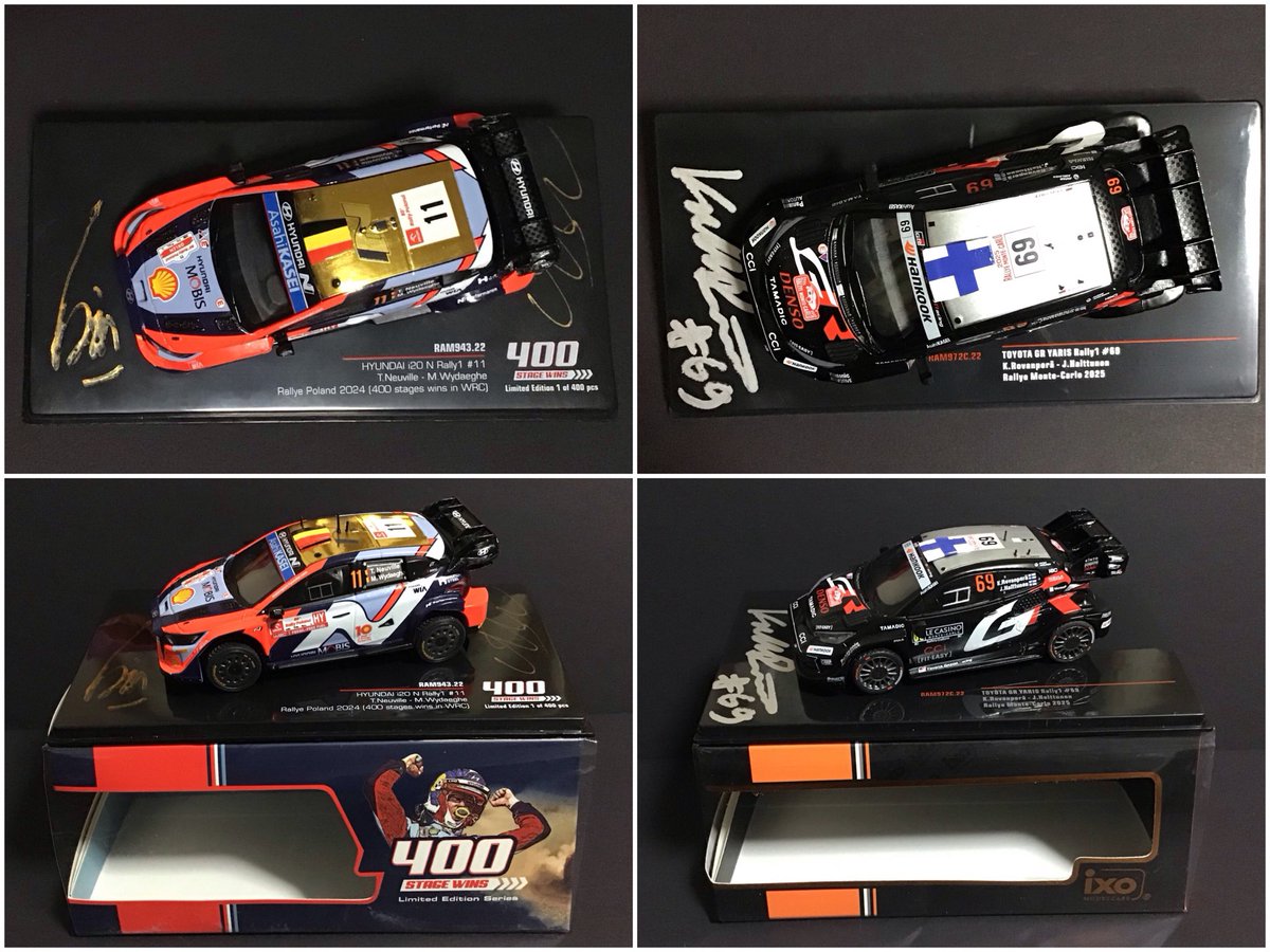 超レア！】ヒョンデ ラリージャパン2022年優勝記念セット！サイン入