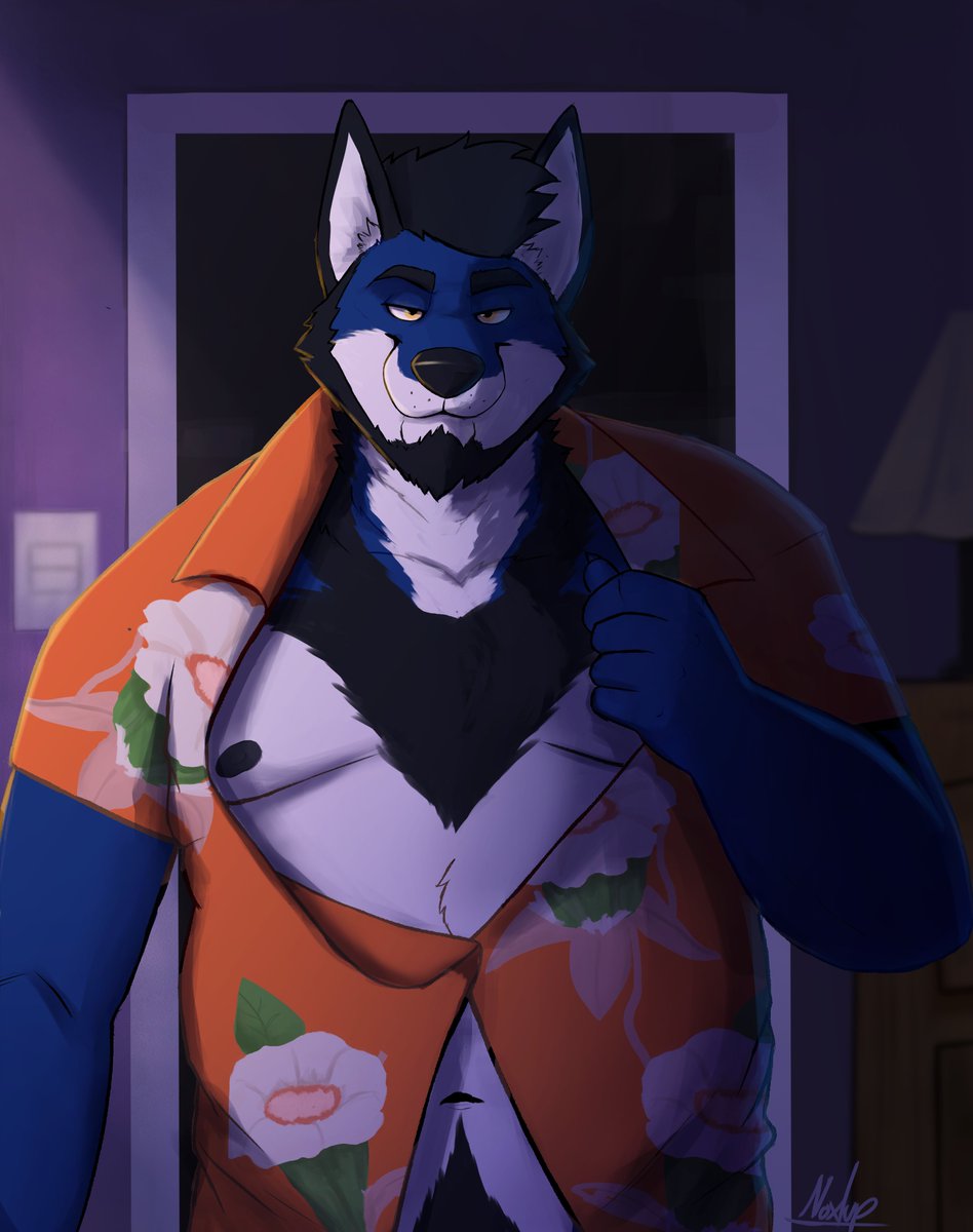 "I hope you're ready to have a reaaaaally good night" 💖🔥

Drawing for <a href="/lockomegus/">Lock 🟦🐺</a> ✨