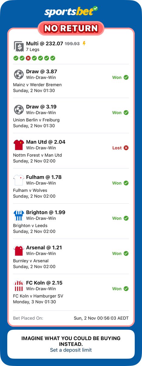 This would have been a nice result if only Man U had won