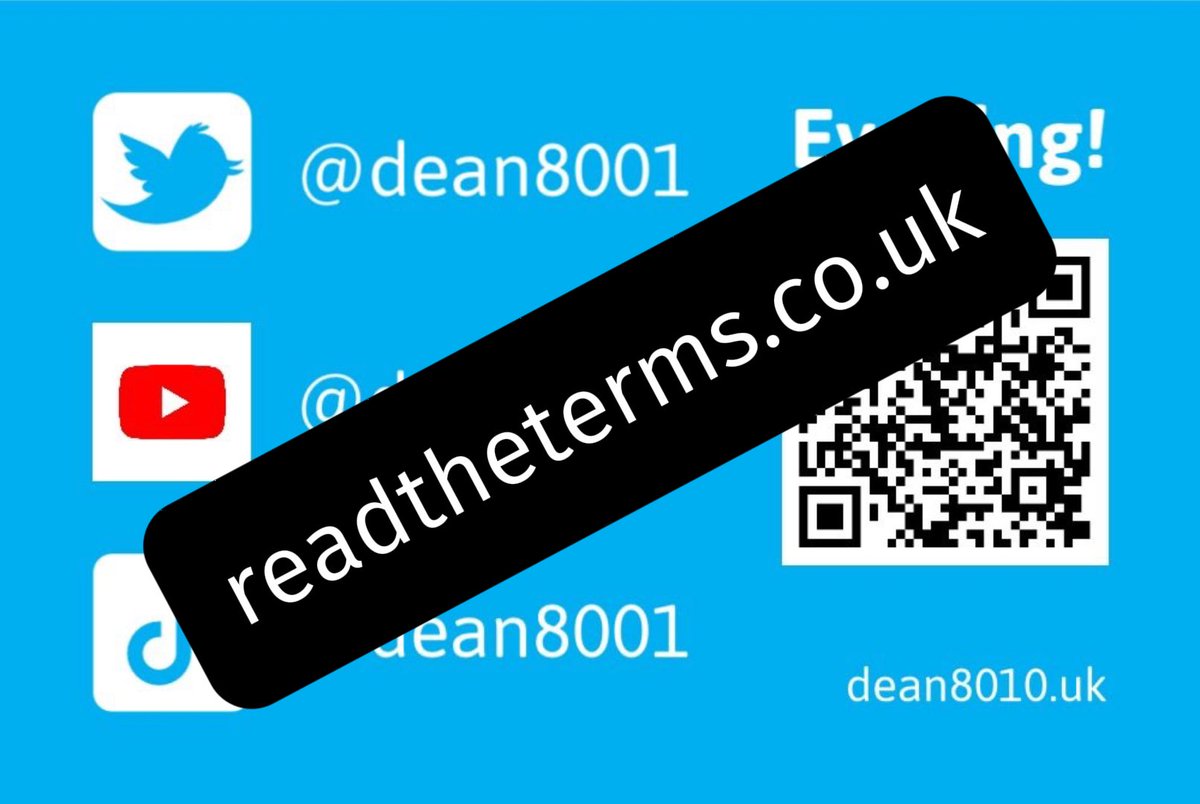 Spot Dean Loyalty Card, Terms Update ⚠️

The general terms have had an update / tidy up and will always be available to view at readtheterms.co.uk 📋