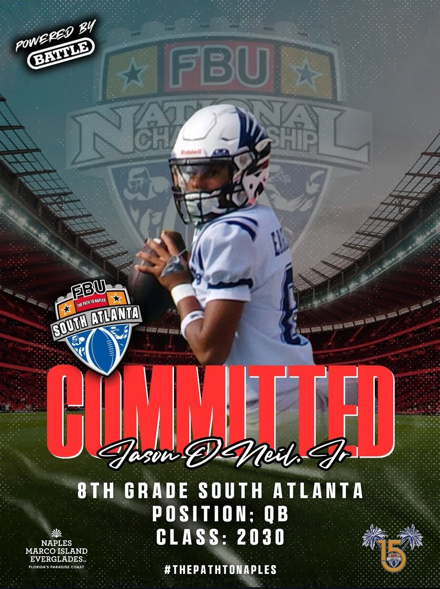 Thank you FBU South Atlanta and <a href="/FBUcamp/">Football University</a> for the opportunity to compete. I'm excited to join a great group of guys. Let's get it!💯🏆