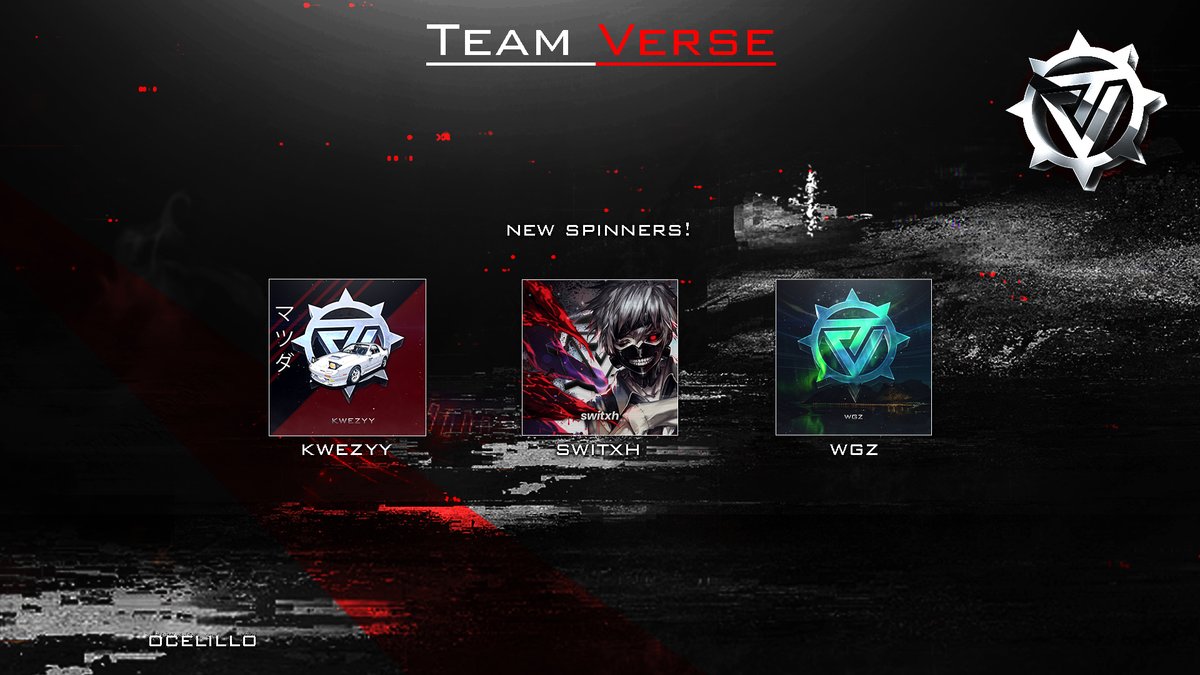 WELCOME NEW SPINNERS !

<a href="/JustKwezy/">Kwezy</a> 
<a href="/jarodgio/">J̆̈arod/Switxh</a> 
<a href="/fuckwgz/">verse wgz</a> 

#TEAMVERSE