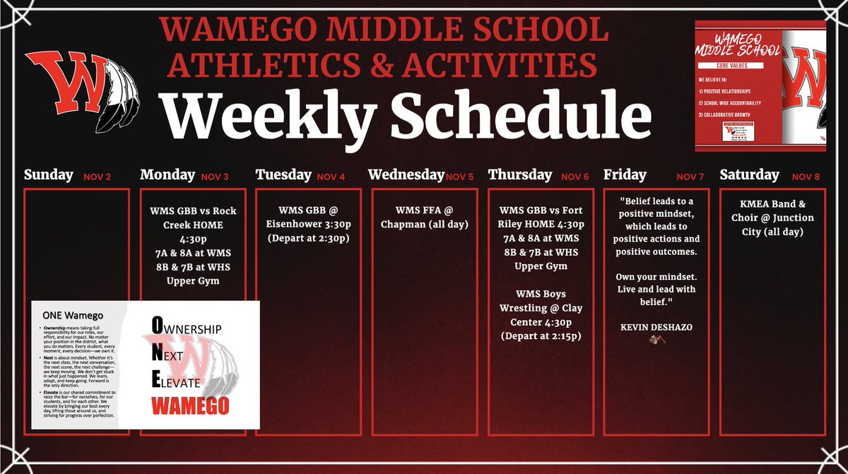 WAMEGO MIDDLE SCHOOL tweet media