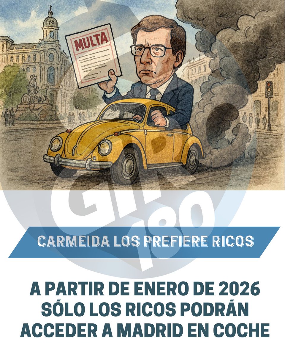 Una vez más se demuestra que las políticas de la #agenda2030 del comunista <a href="/ppopular/">Partido Popular</a> sólo perjudican al ciudadano.
En #Giro180 estamos del lado del trabajador, del ama de casa, del ciudadano que necesita acceder a la ciudad por diferentes motivos y no tiene la capacidad económica