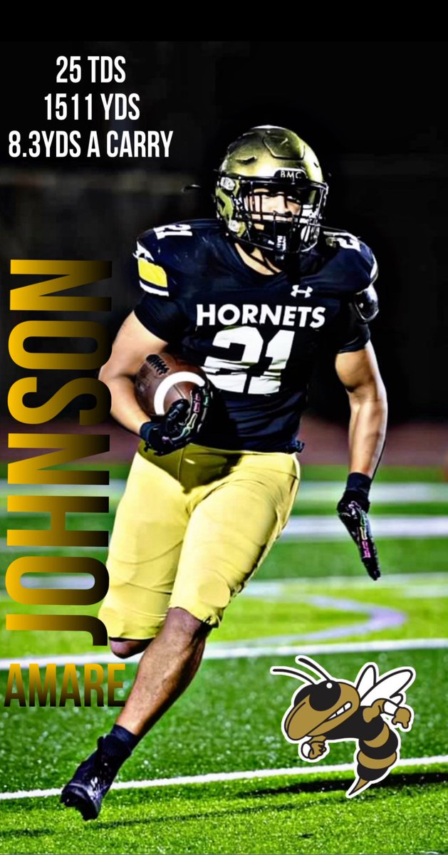 Regular season is over! It’s time to strap it up even tighter!!  <a href="/HornetFB_1MOORE/">BMC Football</a>  <a href="/AmareJ21/">Amar’e Johnson</a> ❤️💪🏾🙏🏾 <a href="/OS_ChrisHays/">Chris Hays</a> <a href="/DanLaForestFB/">Dan LaForest 🏈</a> <a href="/CoachAJBrooks/">AJ Brooks/5 ⭐️ Sportz</a> <a href="/RealNews102/">Drew Johnson</a> <a href="/PrepRedzoneFL/">Prep Redzone Florida</a> <a href="/Rivals/">Rivals</a> <a href="/CoachClowney87/">Coach David Clowney</a> <a href="/Ry_Beard/">Ryan Beard</a> <a href="/IM_THEEACEWALES/">Coach Ace Wales</a>