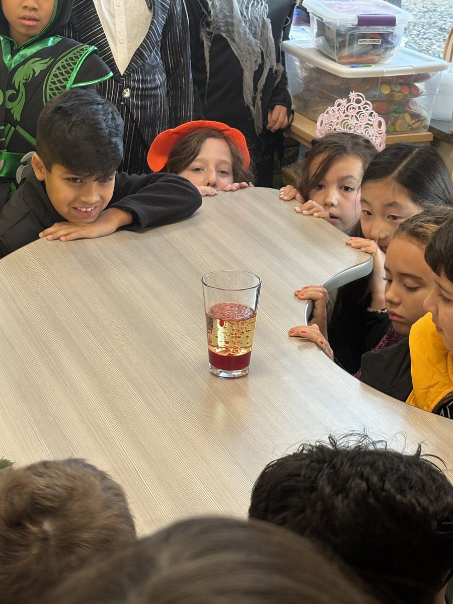 MrRussClass's tweet image. Learning about the states of matter: solids, liquids, and gases, by making lava lamps!