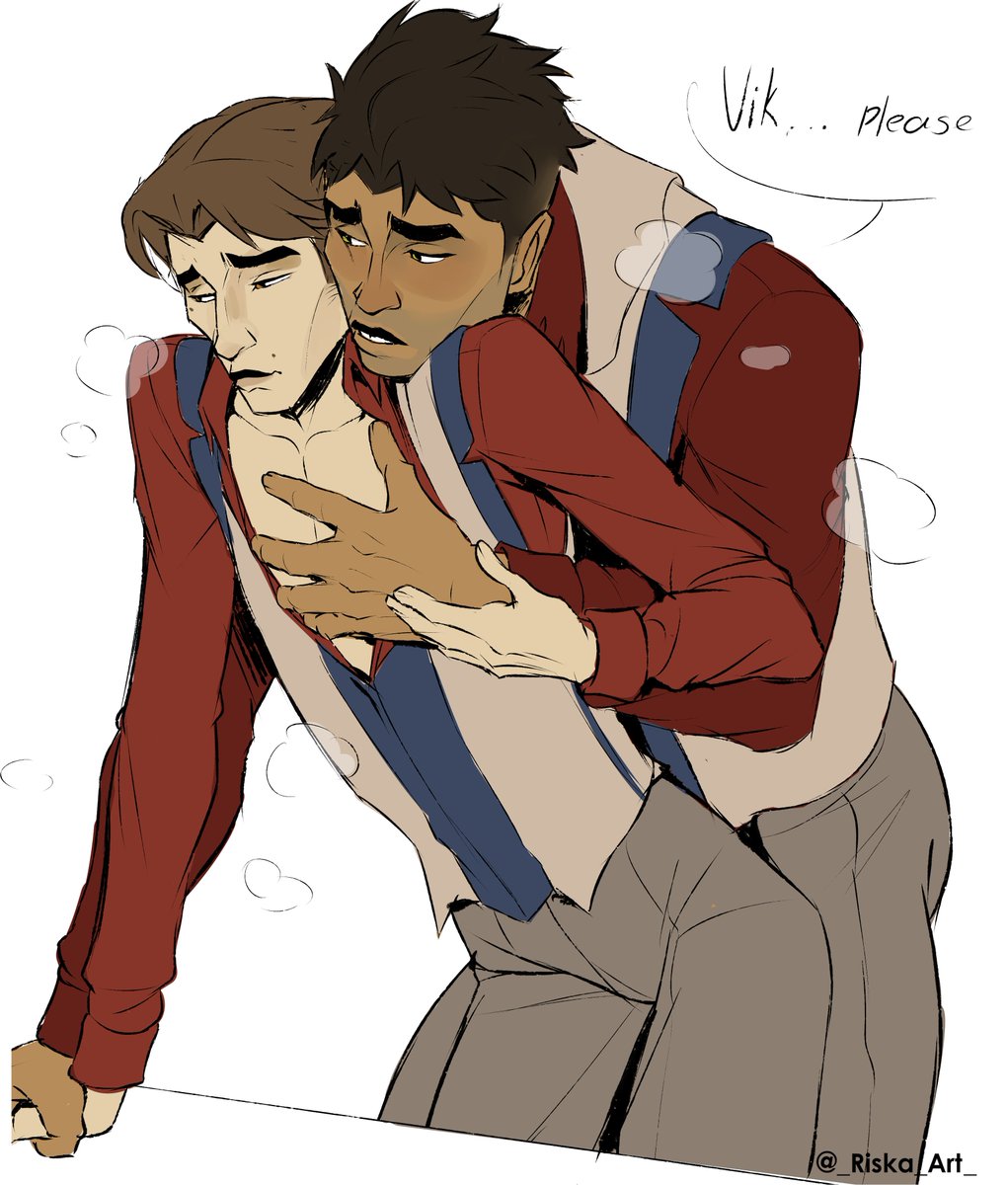 _Riska_Art_'s tweet photo. #SubBottomVikWeek 
Day 1:  Possessive | Size difference | Omegaverse
#JayVik https://t.co/eFg9aFzS6b