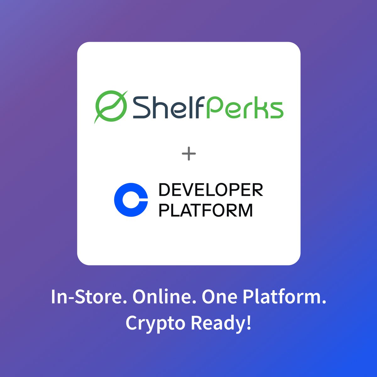 shelfperks's tweet photo. ShelfPerks + Coinbase Developer Platform 🤝

We're making crypto payments effortless for retailers. 
One platform powers both your physical stores and online checkout. No juggling multiple systems.
Ready to meet your customers where they are? 

https://t.co/4HWocBEMVf https://t.co/3QioXqofCi