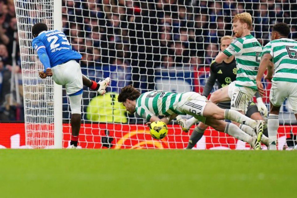 While every idiot rangers fan is screaming about being cheated today, the facts remain that they were given a phantom penalty and the celts came out on top again.