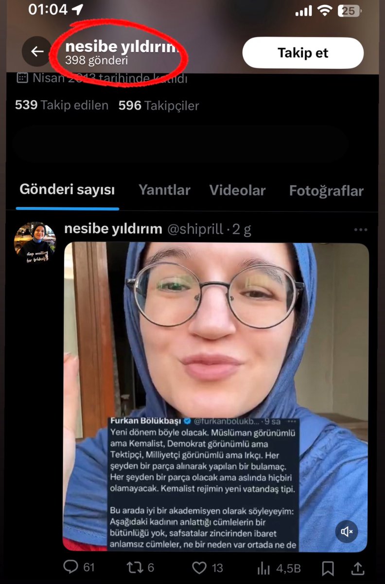 Gel buraya, kaçma. Daha maklube tarifi vereceksin, nereye gidiyorsun? <a href="/shiprill/">nesibe yıldırım</a>

Sileceğini bildiğim için saatler öncesinden seni not ettim. Saat 20:39’da 420 gönderin vardı, 01:04’te baktım 398’e düşmüş.

Bu Tesettürlü ‘Kemalist’ okyanus ötesini övdüğü her şeyi yok ediyor.