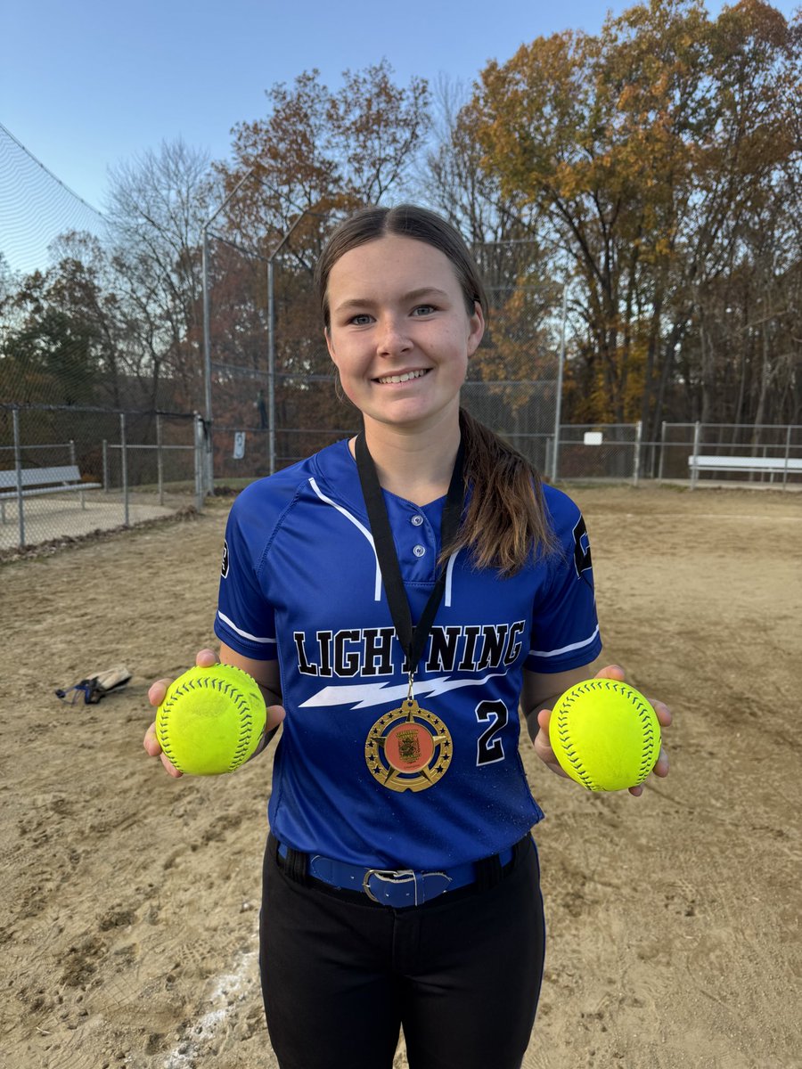 CTLightning2029's tweet photo. Two HR’s by @abbylockwood02 in the today’s championship game! 💣💪⚡️💣 #ctlightning https://t.co/1k191Fipnv