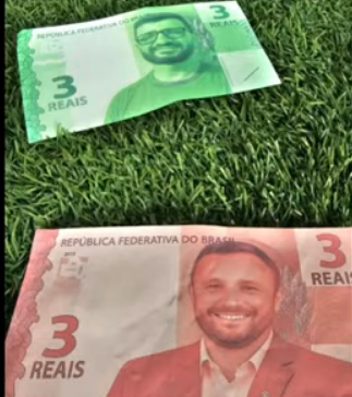 rc_portal's tweet image. Torcedores jogaram no gramado cédulas falsas com rostos de dirigentes do Inter

📷 GZH