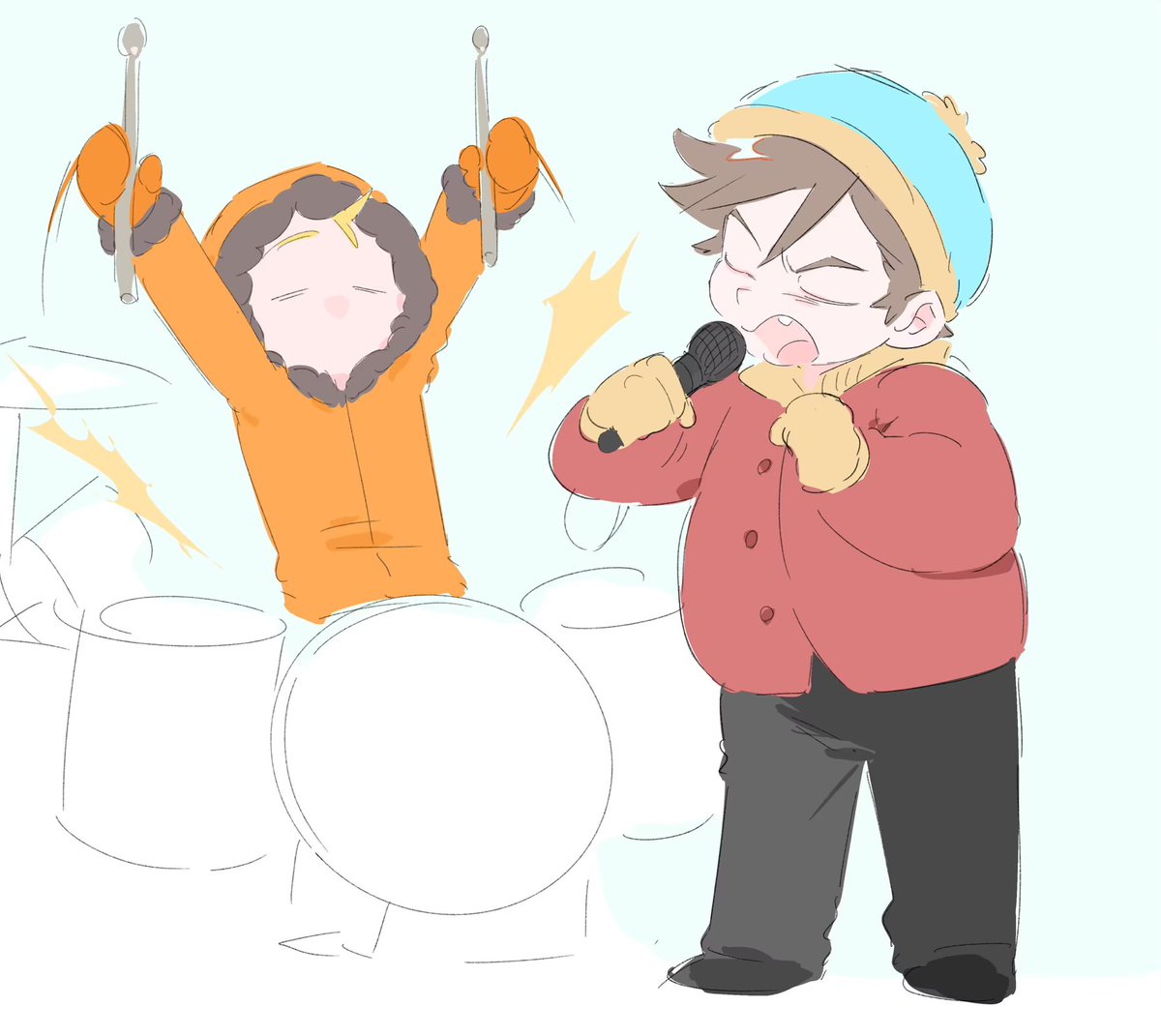 adheyyyyyyy's tweet image. two stupid boys are singing
#south