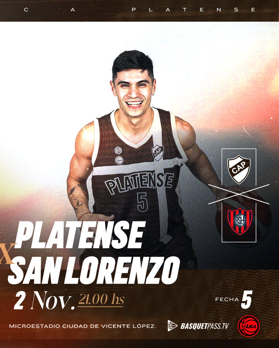 GiulioOdino's tweet image. Seguí el partido por #BasquetPass

#CAPvsCASLA
#PrimeraRueda  / #Partido05
#MicroestadioCiudadDeVicenteLópez
#VamosPlatenssseee
Imagen Platense Báquetbol
