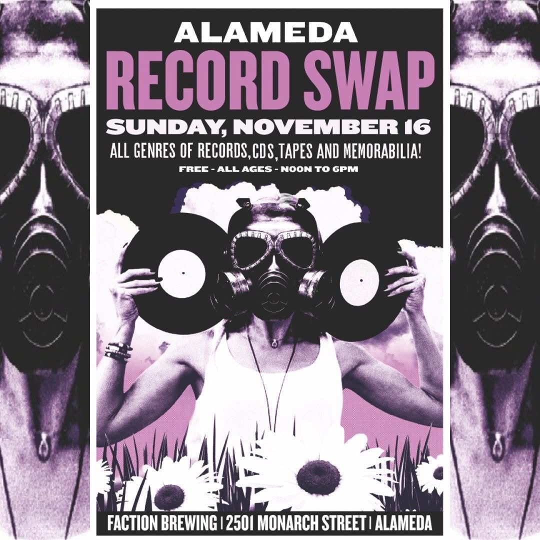 Need an excuse to buy more vinyl? We got you. 🎶🍻

The Alameda Record Swap returns to Faction Sunday, Nov 16th with  25,000+ records, and endless grooves.
