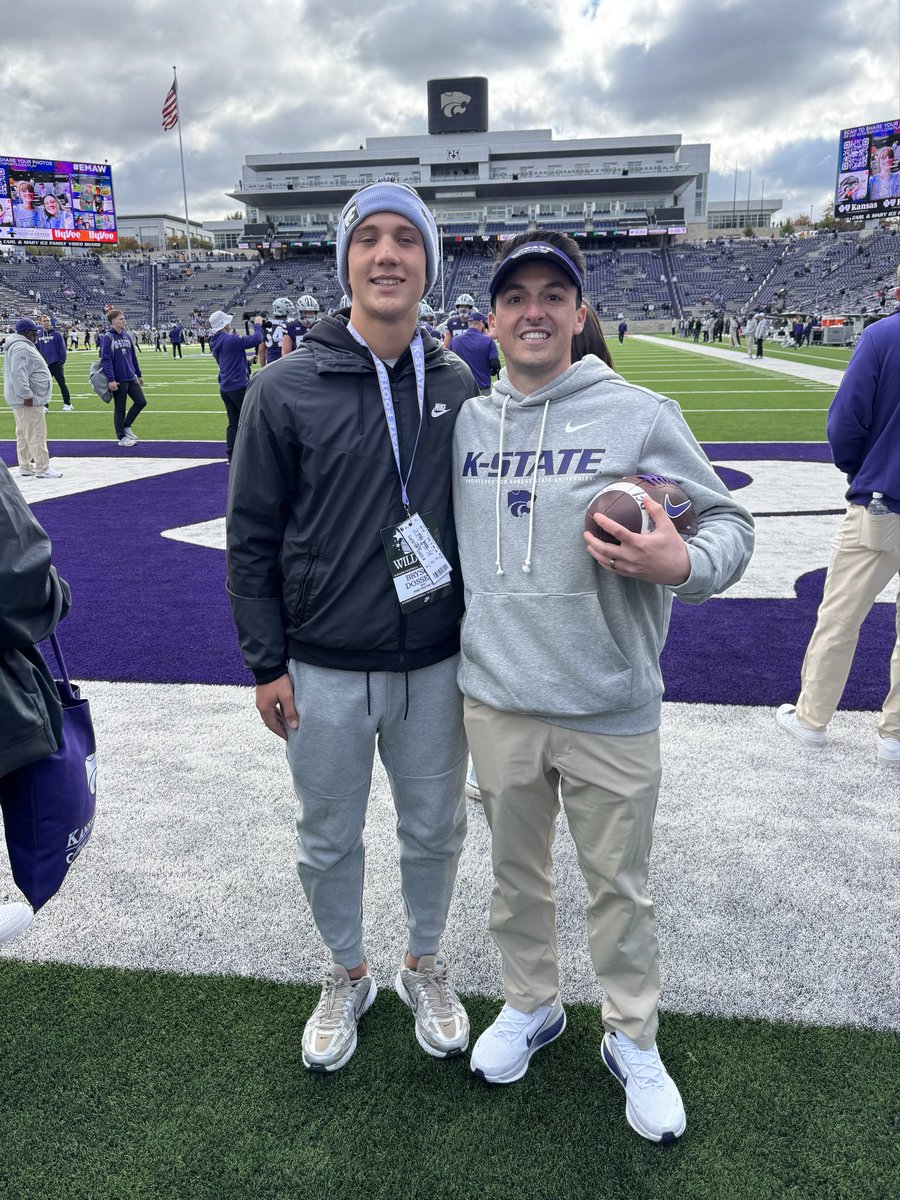 bryson_dossett's tweet image. Had an amazing time at Kansas state this weekend! Thank you very much for the hospitality and making it feel like home. @CoachOrloffKSU @KStateFB