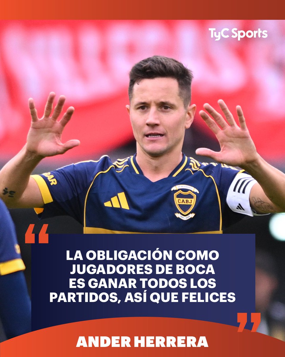 TyCSports's tweet image. 🗣️ En rueda de prensa y tras el triunfo de #Boca en La Plata, Ander Herrera analizó cómo lograron imponerse ante el Pincha:

🎙️"No recuerdo que #Estudiantes haya perdido aquí un partido y que el rival se haya llevado tres puntos de una forma cómoda. Nosotros siempre ganamos…