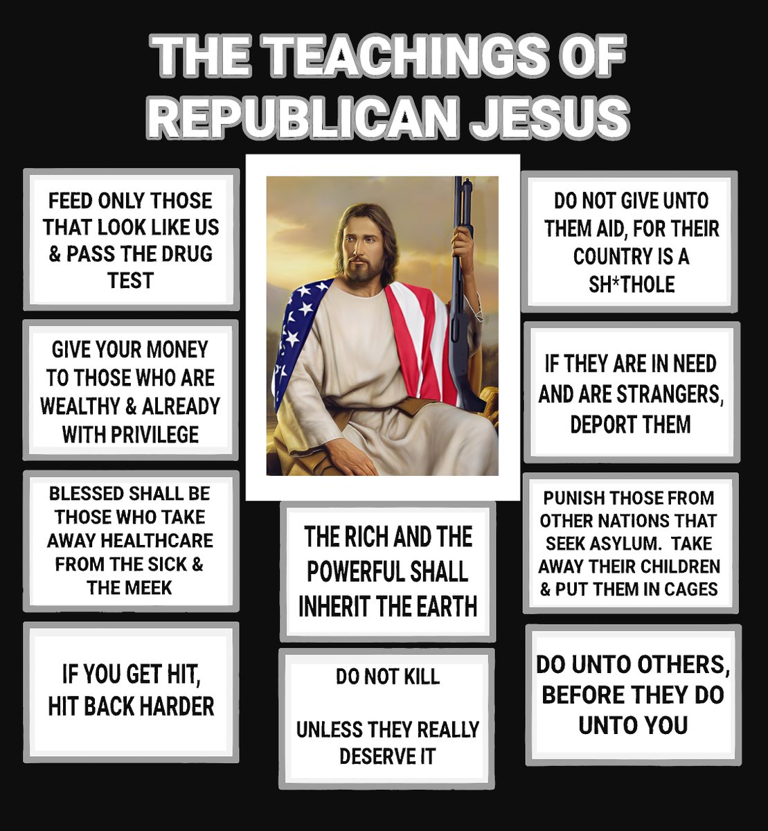 Damaan4u33's tweet image. The Ten Commandments of MAGA!