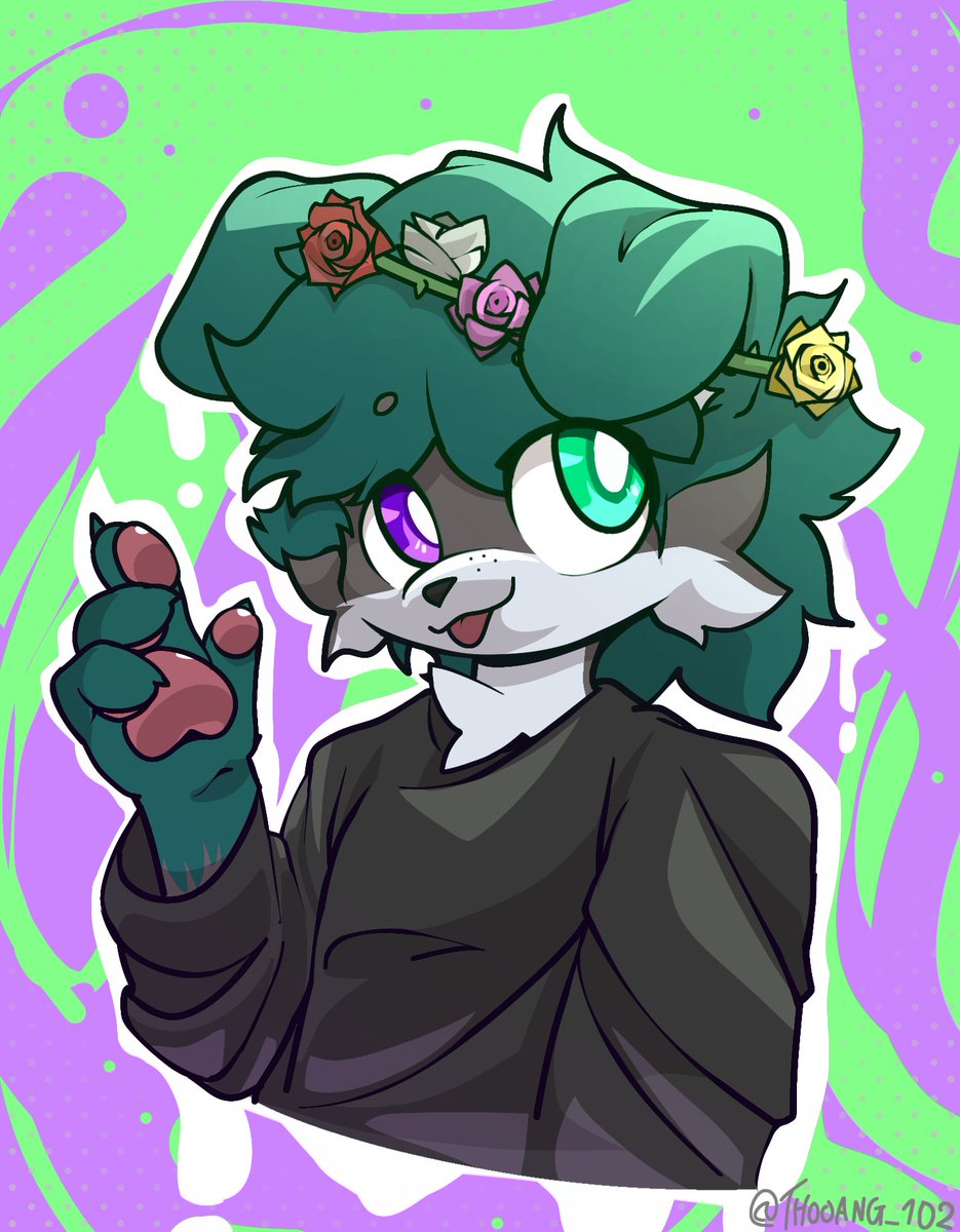 kinda busy lately to draw anything, anyways 
(fanart for <a href="/FrizkFur/">Frizk</a> )