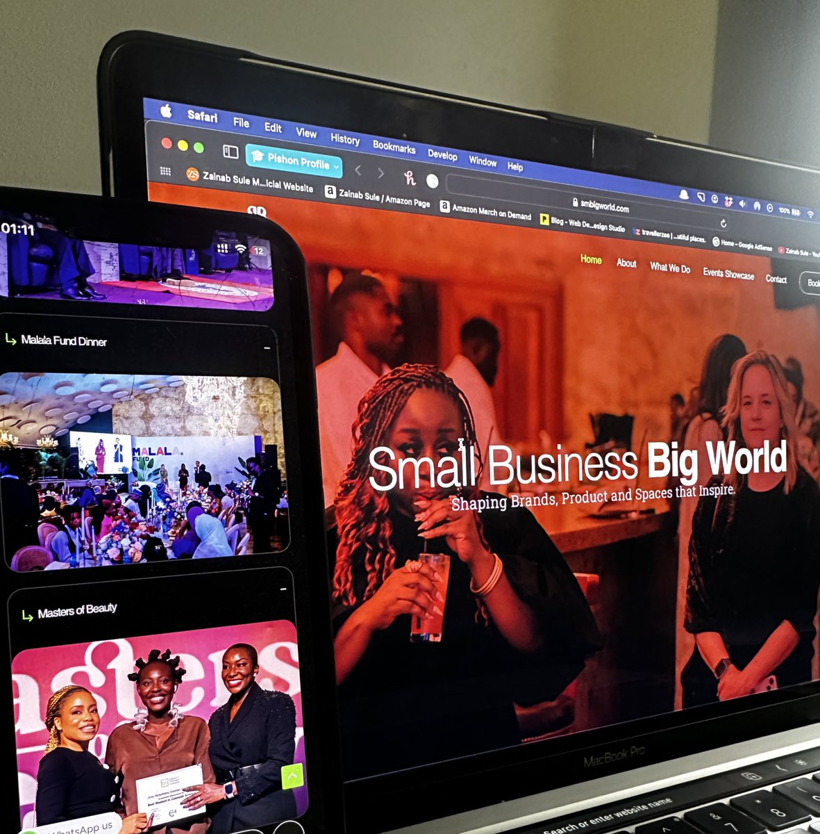 pishonde's tweet image. Light work for our fave client. Cc @zainabsule 
#webdesigner #websites #pishondesignstudio